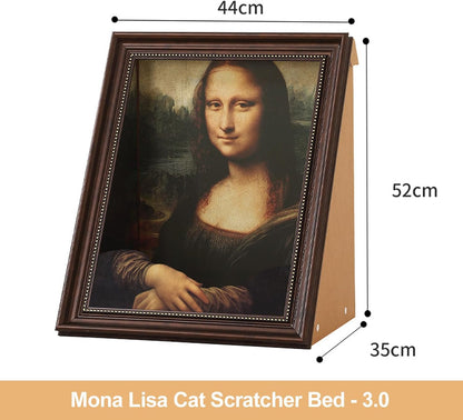 PurrfectArt – Mona Lisa Cat Scratcher Bed – image 5