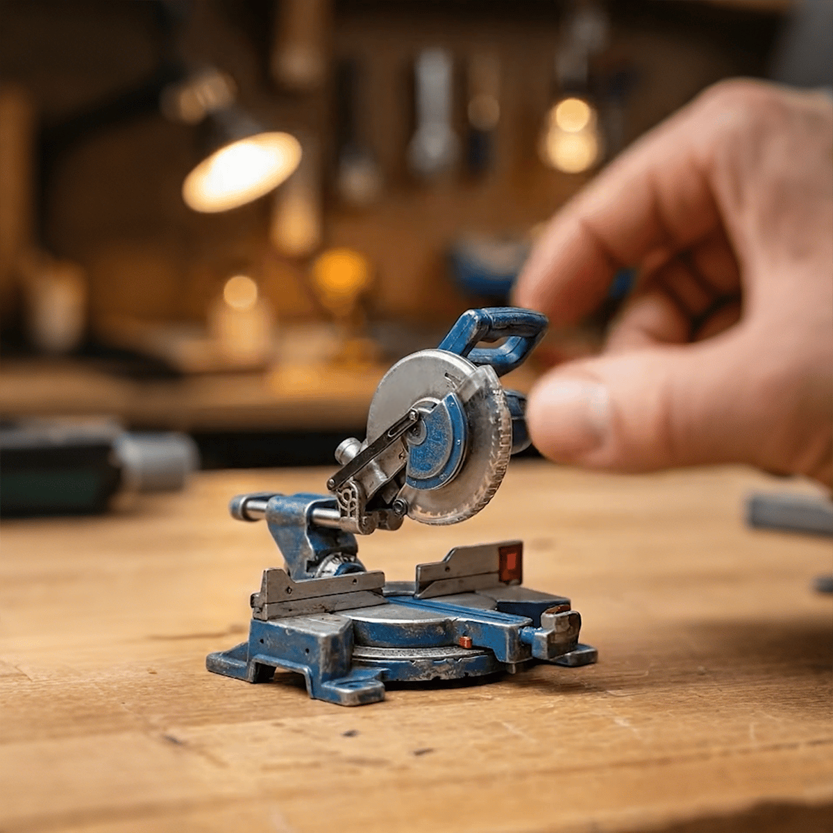 ToolTiny – Mini Power Tools Keychain – Mini Mitre Saw / Buy 1