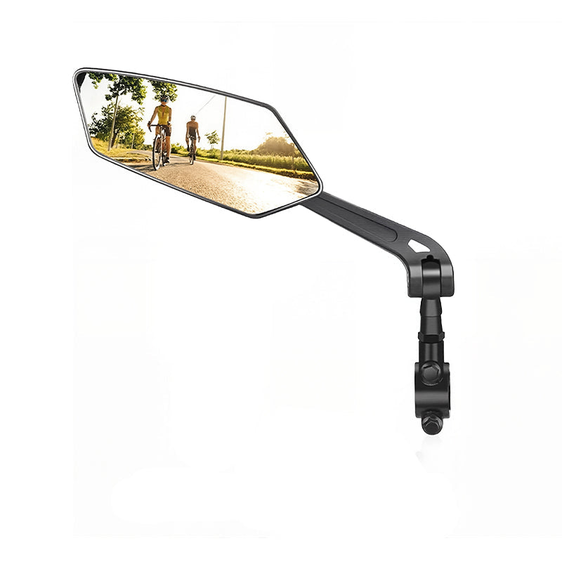 SafeRide – Adjustable Rearview Mirror for Bikes – Left mirror