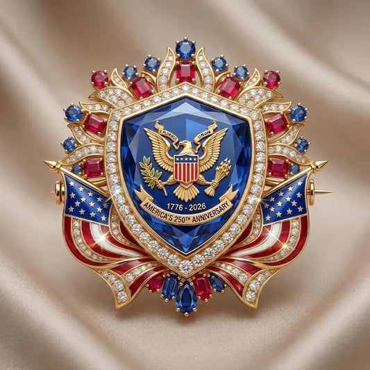 FreedomMark – Patriotic Anniversary Brooch – A
