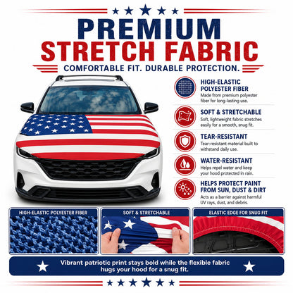 LibertyShield – American Flag Car Hood Cover – image 5