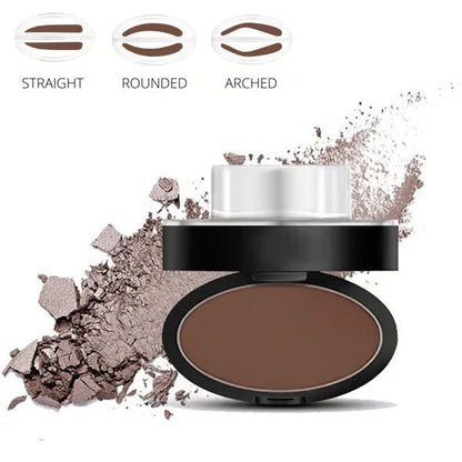 TitanDefine – Waterproof High-Dimension Brow Stamp – STRAIGHT / MEDIUM BROWN