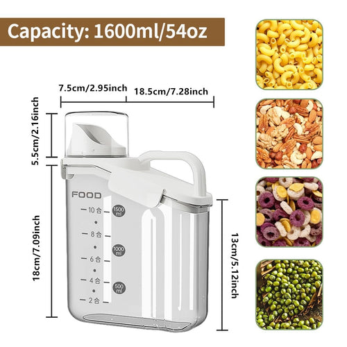 SnapCore – Leakproof Storage Container Set – Ivory White / 1600ML/54OZ
