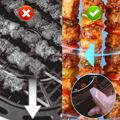 BBQStack Elite – Air Fryer Skewer Stand – image 2
