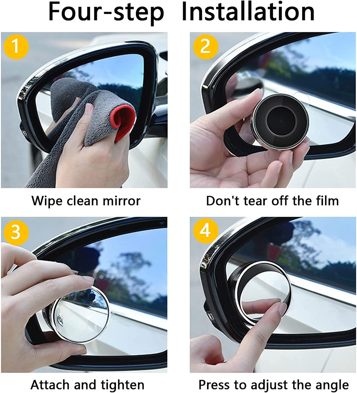 DriveSafe – Wide Angle Car Blind Spot Mirror – image 4