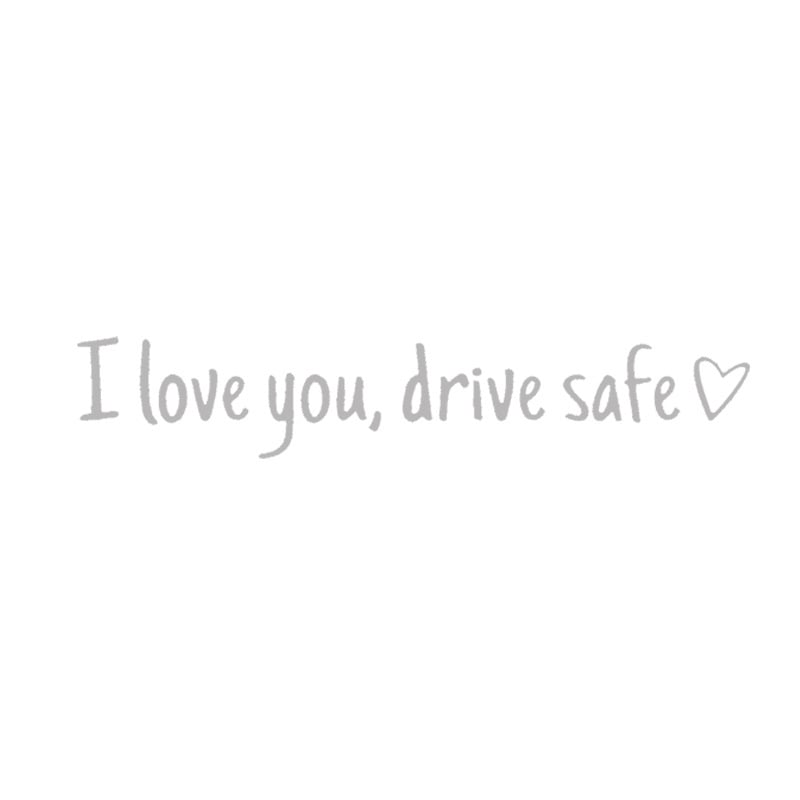ShineWords – Reflective Car Quote Stickers – Silver