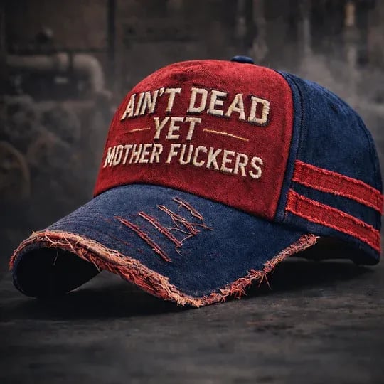 Rebel Ride - Vintage Statement Trucker Hat – Red