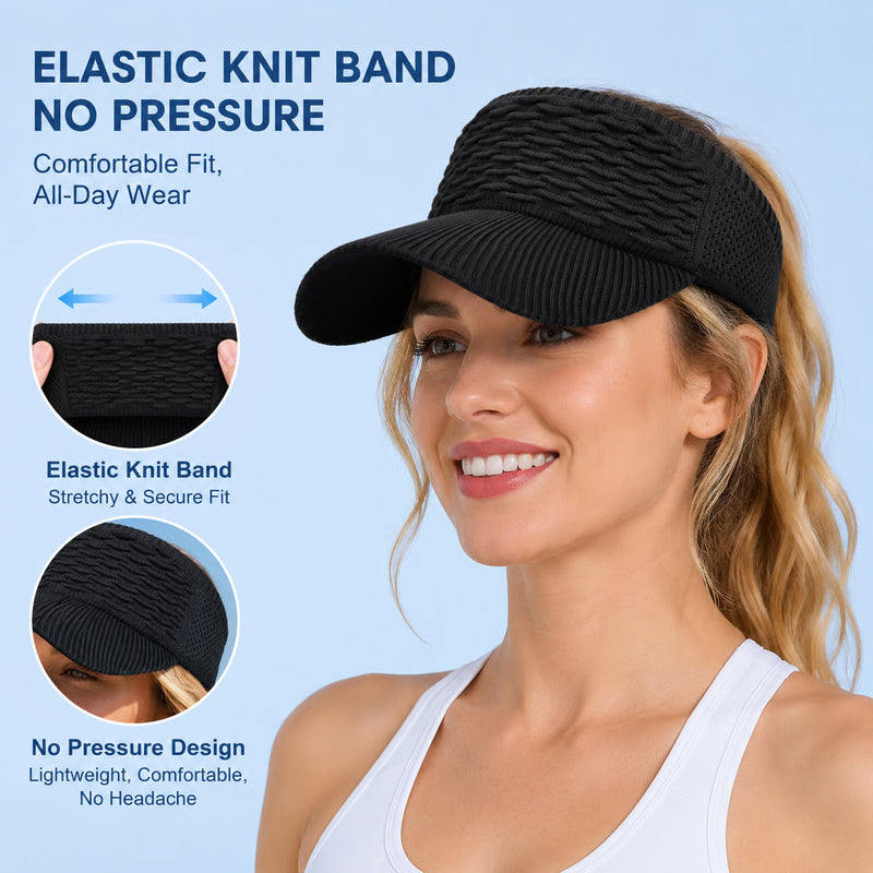 BreezeShade – Women's Open-Top Sun Protection Cap – image 14