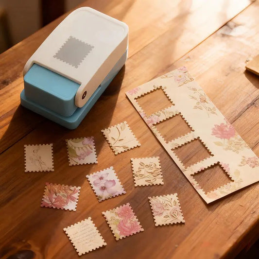 RetroStamp – Decorative Paper Cutter – Silver Printing
