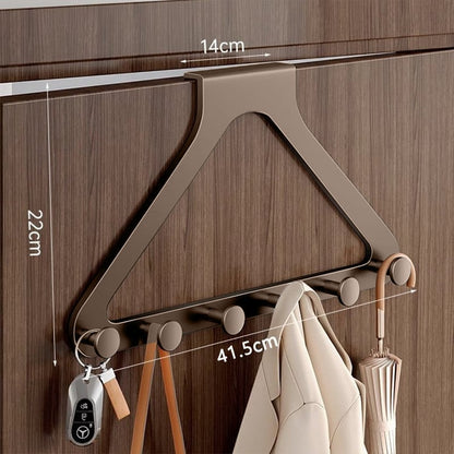 ClutterFree – Space-Saving Door Hanger Organizer – Black