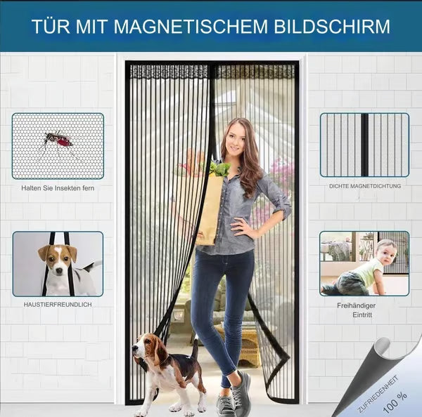 BreezeLock – Magnetic Mesh Fly Protection Door – image 5