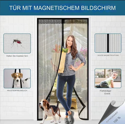 BreezeLock – Magnetic Mesh Fly Protection Door – image 5