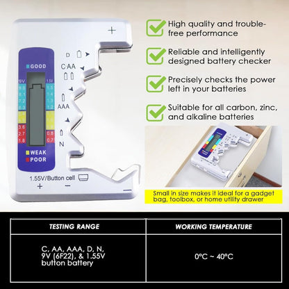 PowerCheck - Universal LCD Battery Tester – Know Your Battery Instantly – image 6