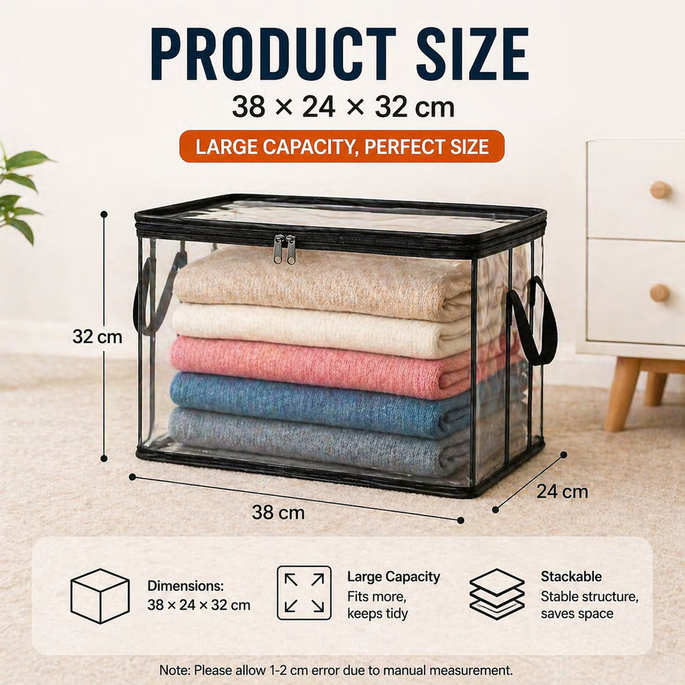 MegaPackPro – Large Heavy Duty Clear Storage Bag – image 10
