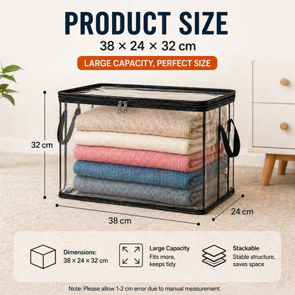 MegaPackPro – Large Heavy Duty Clear Storage Bag – image 10