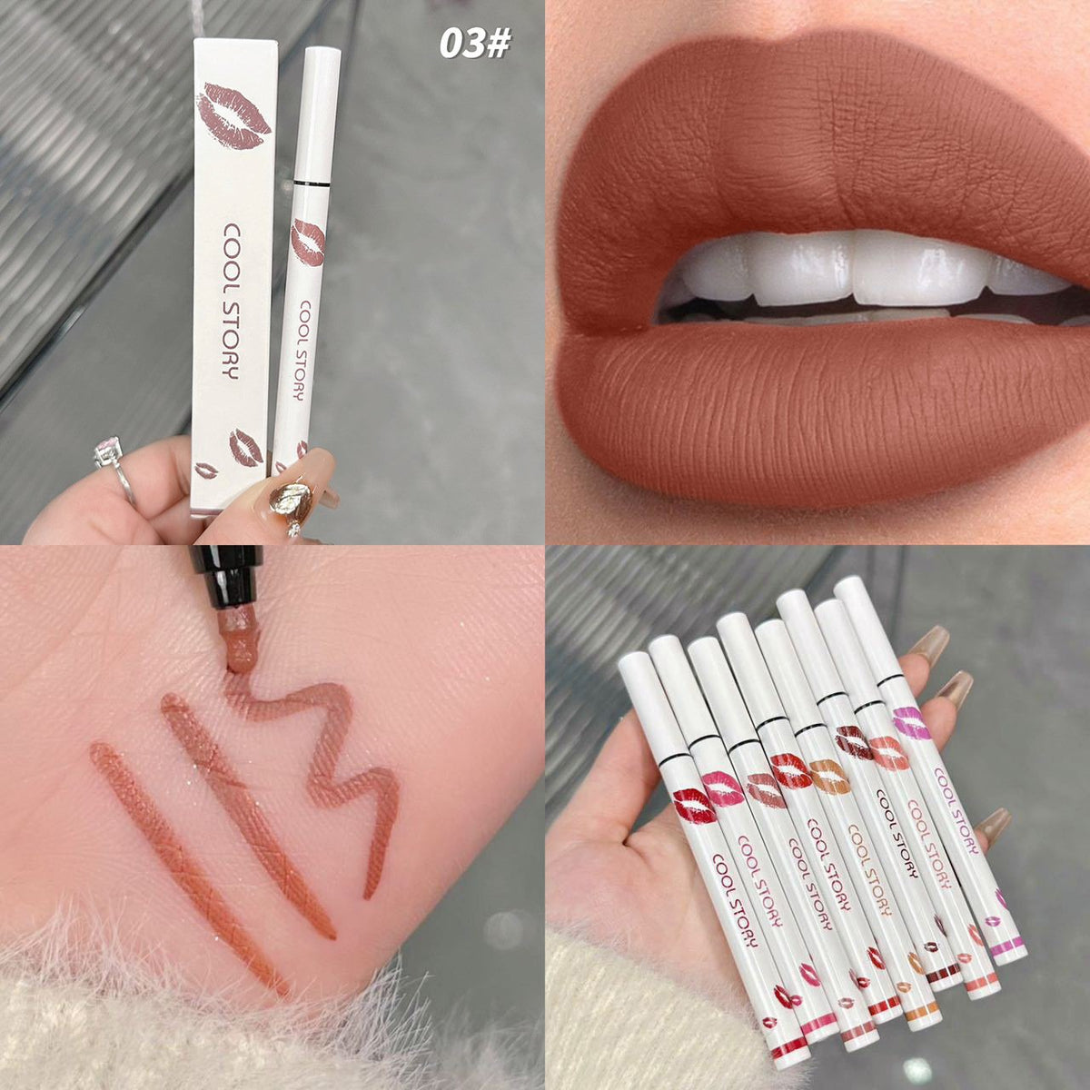 BoldTrace – 2-in-1 Lip Definition Pen – 03 # / 01 # / BUY 1 GET 1 FREE(2 PCS)