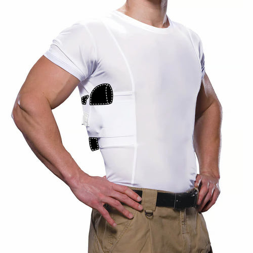 MotionFit – Comfort Crew Neck Tee – White / S