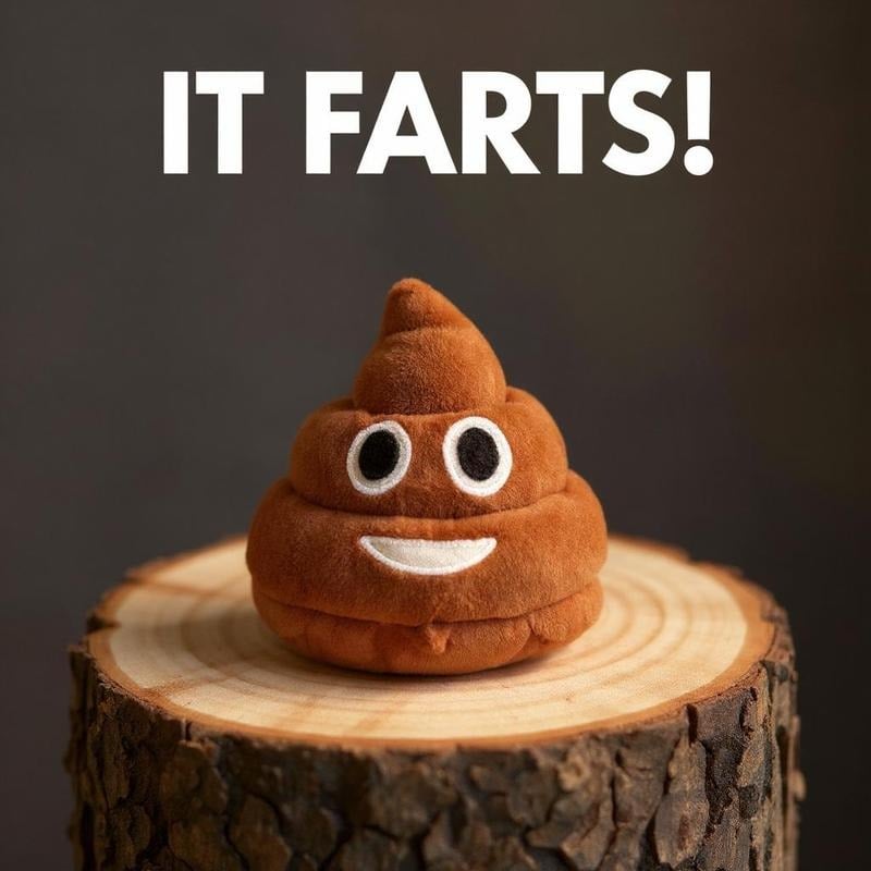 SqueezeBoo – Poop Plush Gag Toy – image 3