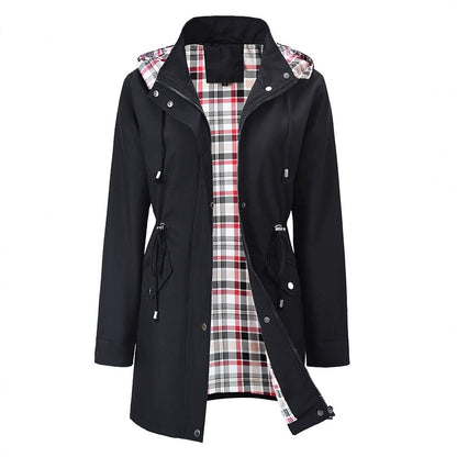 Rainelle – Hooded Windproof Jacket – Black / S