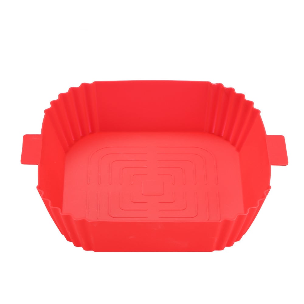 CleanCrisp – Reusable Cooking Tray Inserts – Red / Square