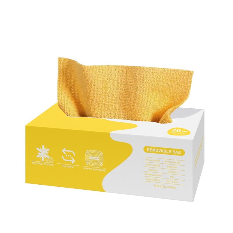 CleanEase – Premium Microfiber Cleaning Cloth – Yellow