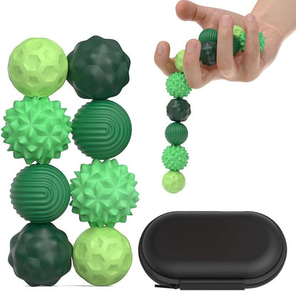 MagnaSphere – Stress Relief Fidget Ball Toy – Green / 8 Counts/set