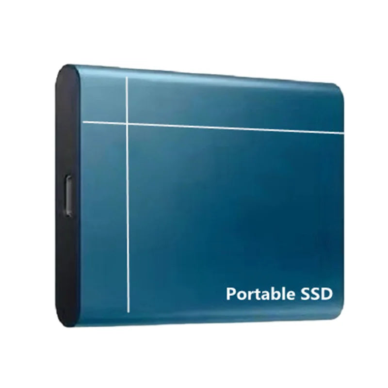 DataVault – High Speed Portable SSD Storage Drive – Blue / ️ 1x 32 TB Starter Drive / Super Fast Delivery