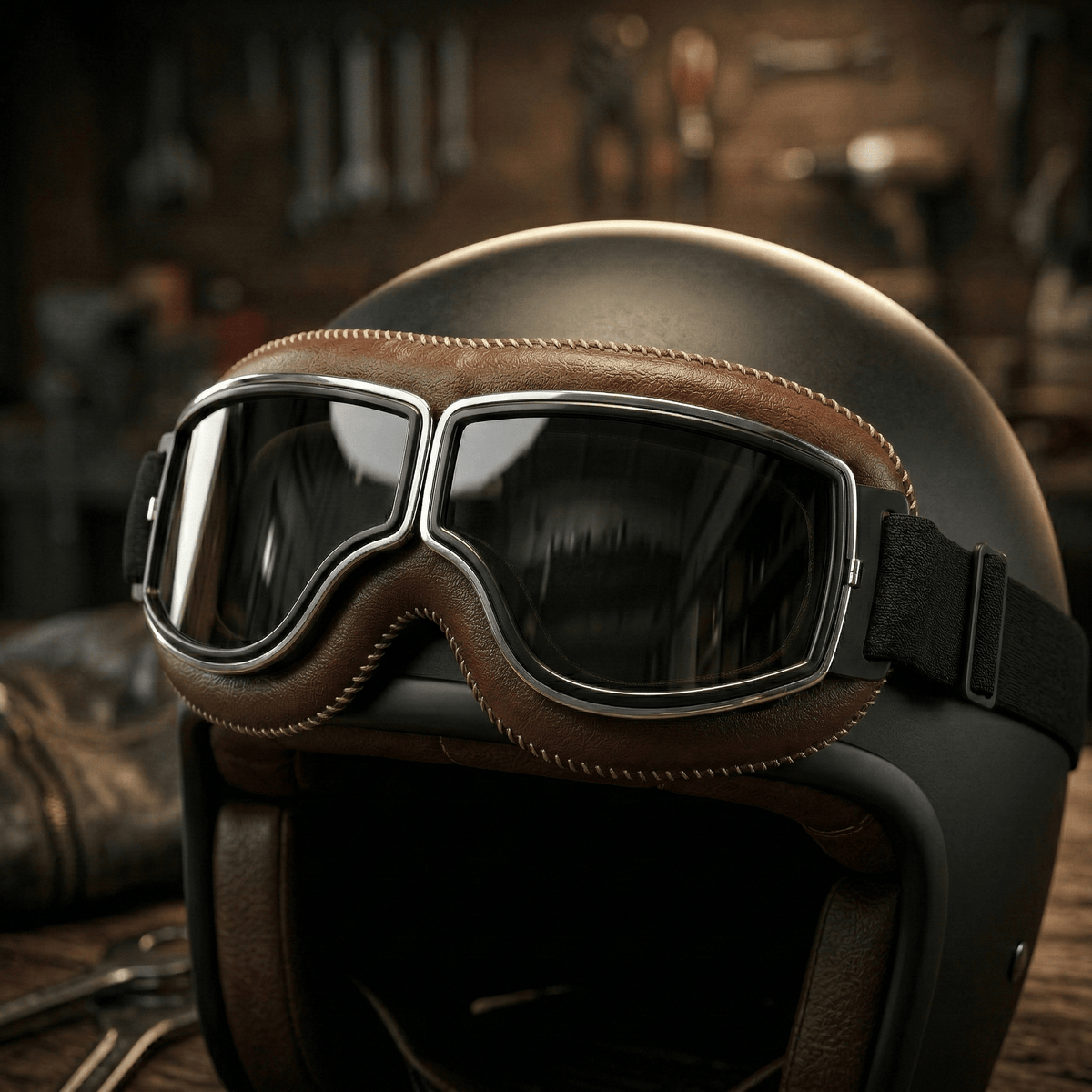 RetroRide – OTG Vintage Motorcycle Riding Goggles – image 10