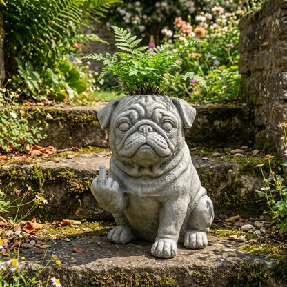 BullyPot - Decorative Dog Planter – Pug