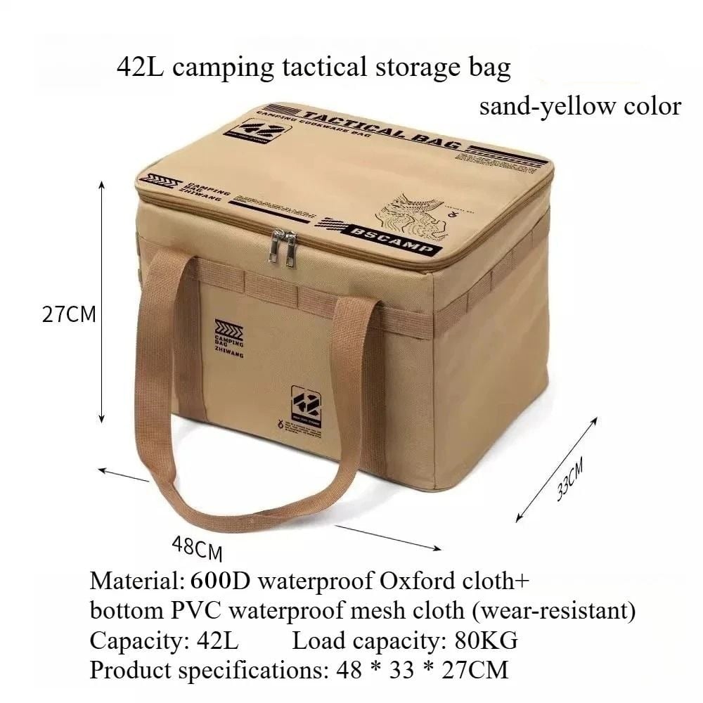 CampFlex – Folding Storage Bag – Khaki / 42L