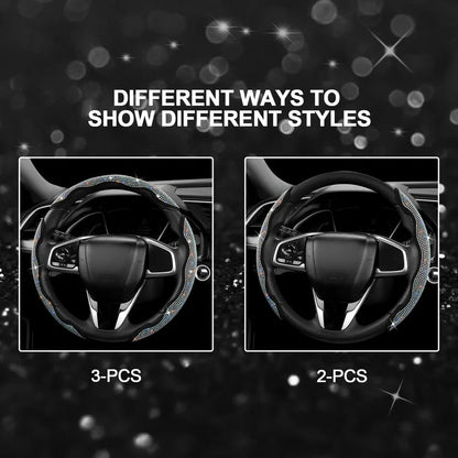 LuxiDrive – Crystal Studded Steering Wheel Cover – image 3