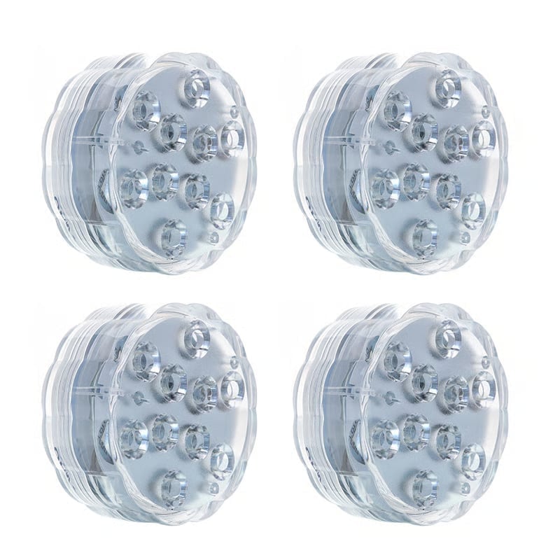 RadiantRipple – Waterproof Decorative LEDs – 4 PCS