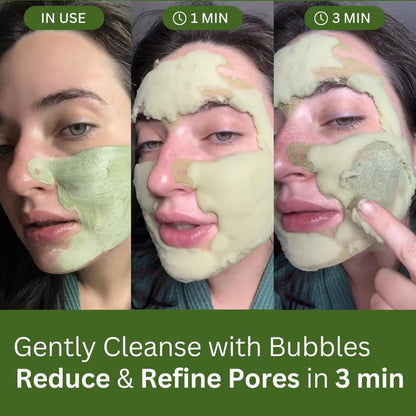 HerbaGlow – Holy Basil Bubble Deep Cleansing Mask – image 3