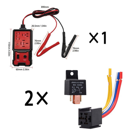 RelayCheck Pro – Smart Auto Tester – Tester+Adapter(4-pin*1+5-pin*1)