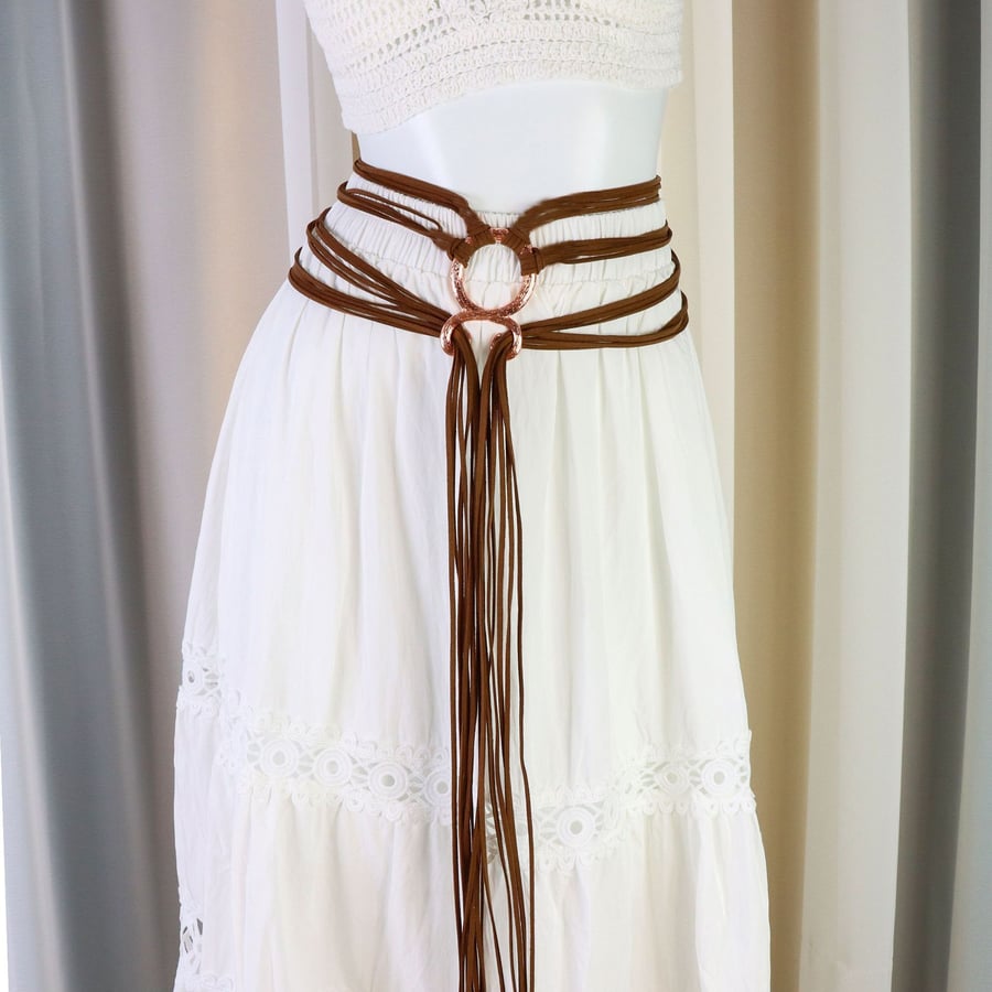 NordicForge – Viking Braided Leather Belt Set – image 8