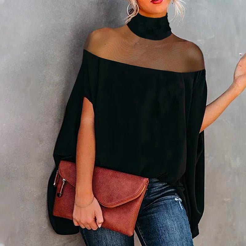 FlowBreeze – Batwing Blouse Flowy – S
