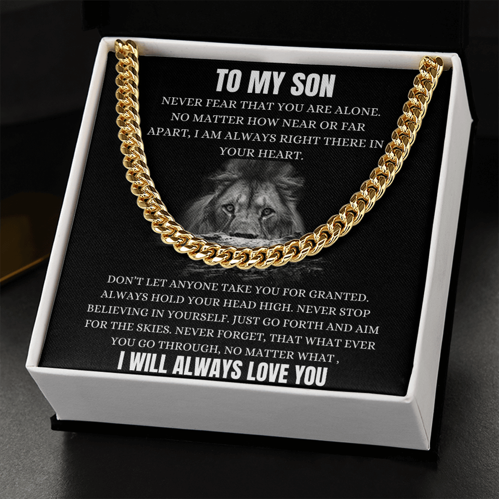 RoadEdge – Cuban Necklace High-Strength Steel – 14K Gold Over Stainless Steel