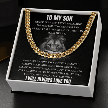 RoadEdge – Cuban Necklace High-Strength Steel – 14K Gold Over Stainless Steel
