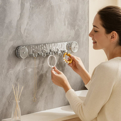 WallSnap Hooks – Reusable Suction Holders – White