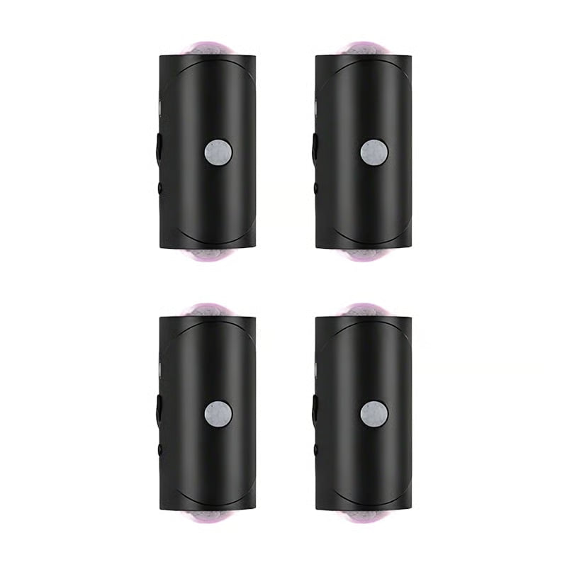 NeoGlow – Magnetic Rechargeable Smart Sconce Light – Black 4 pcs
