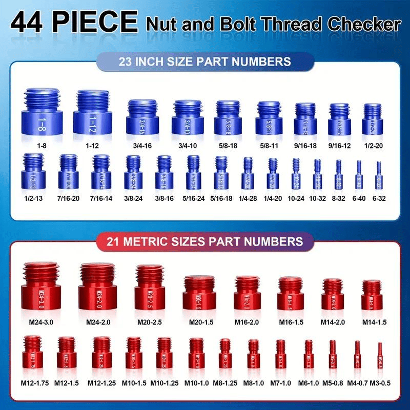 ScrewSense – 44Pcs Alloy Thread Inspector Set – image 11