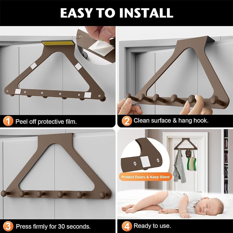 ClutterFree – Space-Saving Door Hanger Organizer – image 6