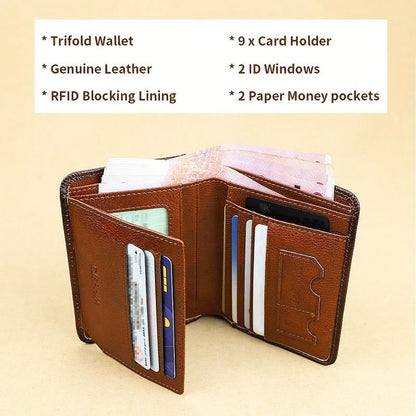 LumeVault – Premium Top-Grain Leather Security Wallet – image 7