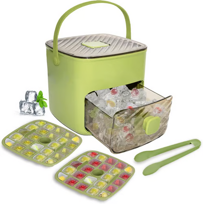 Portable Ice Maker with Lid and Storage Box (48 Cubes) – image 9