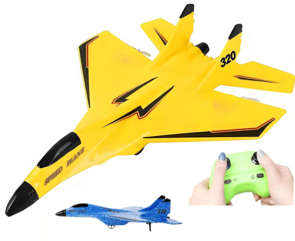 SkyRider – Remote Control Wireless Airplane Toy – Yellow