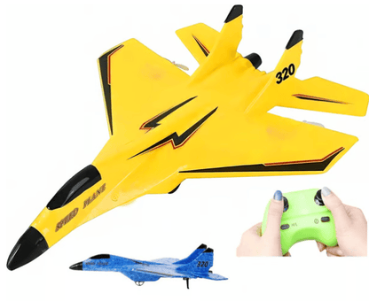 SkyRider – Remote Control Wireless Airplane Toy – Yellow