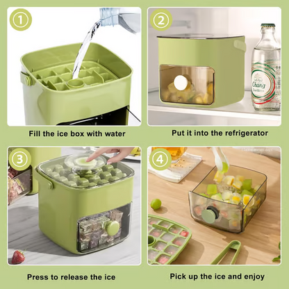 Portable Ice Maker with Lid and Storage Box (48 Cubes) – image 6