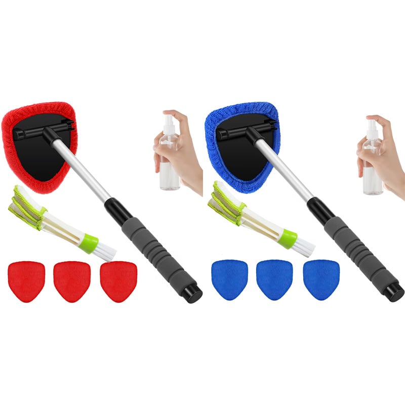 ClearReach – Genius Windshield Cleaning Tool – Blue + Red