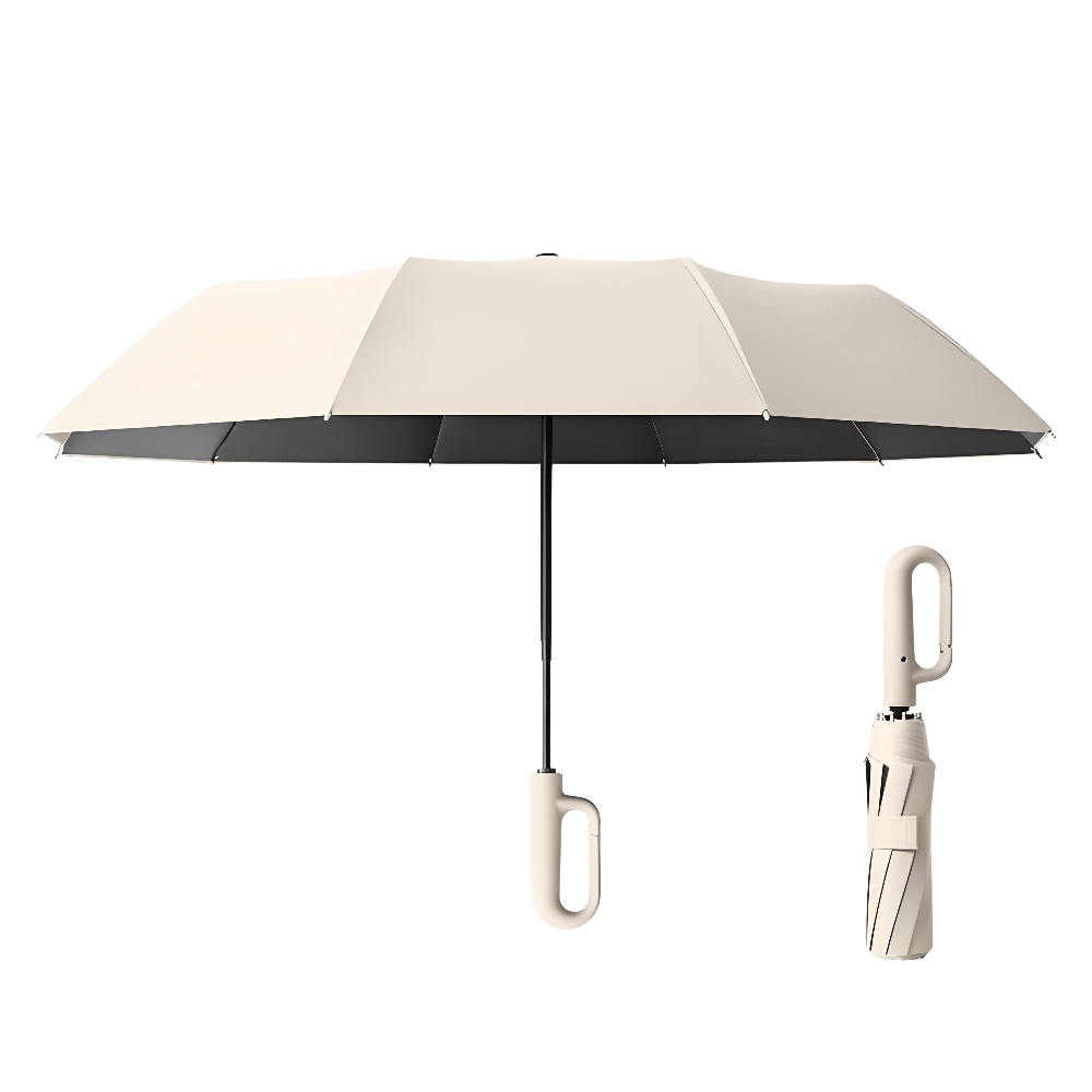 StormFlex – Compact Windproof Umbrella – Beige / 105 cm/41.3 inches