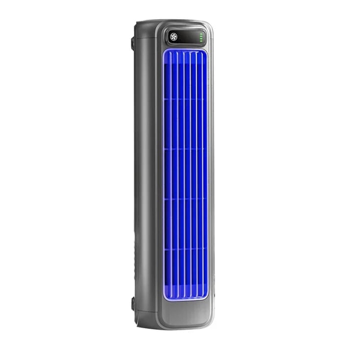 BreezeDock – Rechargeable Personal Air Cooling Fan – Gray